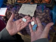 Покупатель на сельскохозяйственном рынке Покупатель на сельскохозяйственном рынке