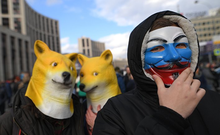 Митинг против закона о защите Рунета