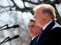 Президент Бразилии Жаир Болсонару и президент США Дональд Трамп Президент Бразилии Жаир Болсонару и президент США Дональд Трамп