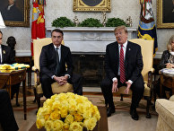 Президент Бразилии Жаир Болсонару и президент США Дональд Трамп Президент Бразилии Жаир Болсонару и президент США Дональд Трамп
