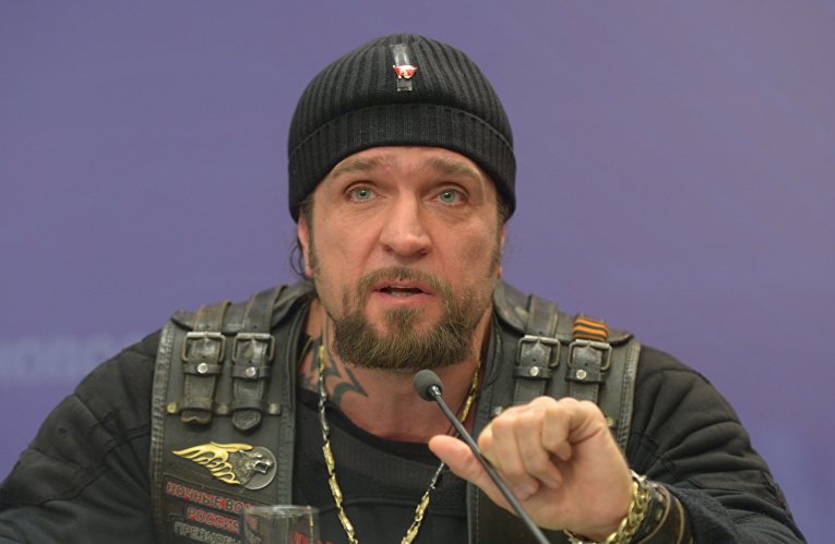 Президент Всероссийского мотоклуба "Ночные волки" Александр Залдостанов