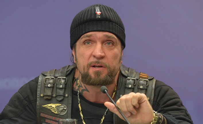 Президент Всероссийского мотоклуба "Ночные волки" Александр Залдостанов