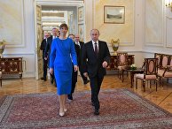 Президент РФ В. Путин встретился с президентом Эстонии К. Кальюлайд Президент РФ В. Путин встретился с президентом Эстонии К. Кальюлайд