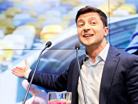 Кандидат в президенты от партии "Слуга народа" Владимир Зеленский Кандидат в президенты от партии "Слуга народа" Владимир Зеленский