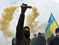 Акция протеста во Львове Акция протеста во Львове