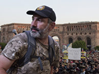 Лидер протестного движения "Мой шаг" Никол Пашинян Лидер протестного движения "Мой шаг" Никол Пашинян