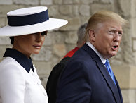 Президент Дональд Трамп и первая леди Мелания Трамп Президент Дональд Трамп и первая леди Мелания Трамп