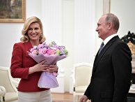 Президент РФ В. Путин встретился с президентом Хорватии К. Грабар-Китарович Президент РФ В. Путин встретился с президентом Хорватии К. Грабар-Китарович