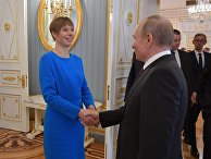 Президент РФ В. Путин встретился с президентом Эстонии К. Кальюлайд Президент РФ В. Путин встретился с президентом Эстонии К. Кальюлайд