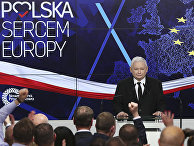 Лидер партии "Право и Справедливость" Ярослав Качиньский Лидер партии "Право и Справедливость" Ярослав Качиньский