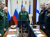 Министр обороны РФ С. Шойгу прибыл в Североморск Министр обороны РФ С. Шойгу прибыл в Североморск