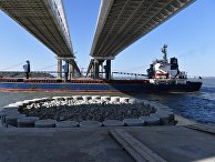 Строительство железнодорожной части Крымского моста Строительство железнодорожной части Крымского моста