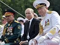 Президент РФ В. Путин принял участие в праздновании Дня ВМФ РФ в Санкт-Петербурге Президент РФ В. Путин принял участие в праздновании Дня ВМФ РФ в Санкт-Петербурге