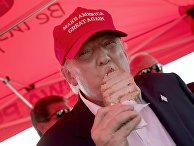 Дональд Трамп на продуктовой ярмарке Дональд Трамп на продуктовой ярмарке