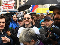 Акция в поддержку незарегистрированных кандидатов в Мосгордуму Акция в поддержку незарегистрированных кандидатов в Мосгордуму