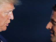 Дональд Трамп и Эммануэль Макрон на саммите G7 в Биаррице Дональд Трамп и Эммануэль Макрон на саммите G7 в Биаррице