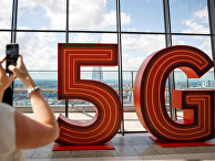 Логотип 5G в Лондоне Логотип 5G в Лондоне