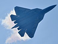 Истребитель Су-57 на МАКС-2019 Истребитель Су-57 на МАКС-2019