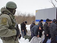 Передача военнопленных Украине представителями ЛНР Передача военнопленных Украине представителями ЛНР