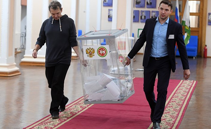 ПодÑчет голоÑов на выбошах в единый день голоÑованиÑ