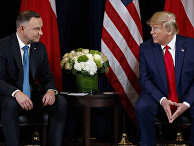 Президент США Дональд Трамп и президент Польши Анджей Дуда Президент США Дональд Трамп и президент Польши Анджей Дуда