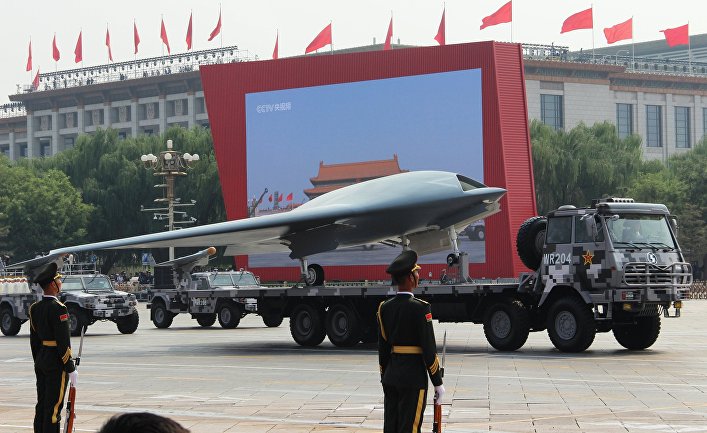 Ударный стелс-беспилотник "Гунцзи-11" на военном параде