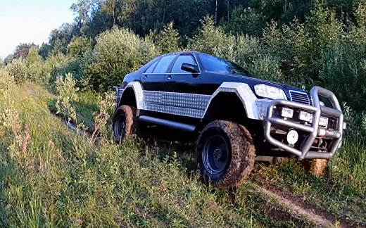 600-ый Мерседес на базе ГАЗ-66. Тест драйв! 600-ый Мерседес на базе ГАЗ-66. Тест драйв!