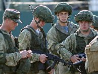 Военнослужащие РФ на открытии совместных российско-пакистанских военных учений Военнослужащие РФ на открытии совместных российско-пакистанских военных учений