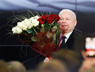 Лидер правящей партии Польши "Право и справедливость" Ярослав Качиньский Лидер правящей партии Польши "Право и справедливость" Ярослав Качиньский