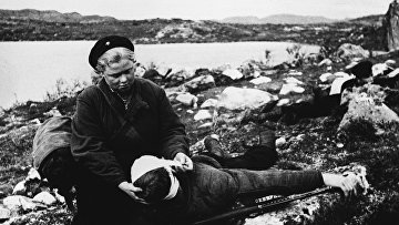 Освобождение Северной Норвегии. Санинструктор Нина Буракова вынесла с поля боя 150 раненых бойцов