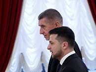 Президент Украины Владимир Зеленский и премьер-министр Чехии Андрей Бабиш Президент Украины Владимир Зеленский и премьер-министр Чехии Андрей Бабиш