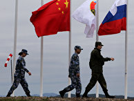 Российско-китайские военно-морские учения Российско-китайские военно-морские учения