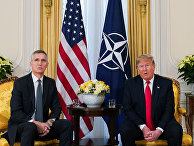 Президент США Дональд Трамп и генеральный секретарь НАТО Йенс Столтенберг Президент США Дональд Трамп и генеральный секретарь НАТО Йенс Столтенберг
