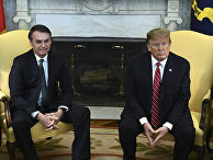 Президент США Дональд Трамп и президент Бразилии Жаир Больсонаро Президент США Дональд Трамп и президент Бразилии Жаир Больсонаро