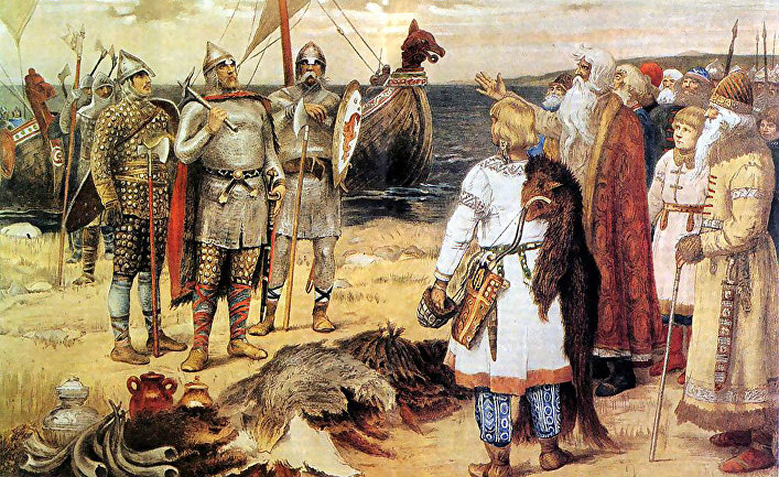 Призвание варягов. В. М. Васнецов