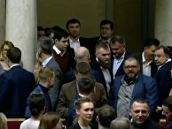Украинские депутаты подрались из-за женщины Украинские депутаты подрались из-за женщины