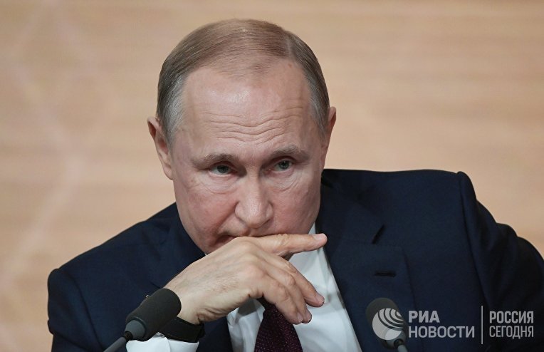 Ежегодная большая пресс-конференция президента РФ В. Путина
