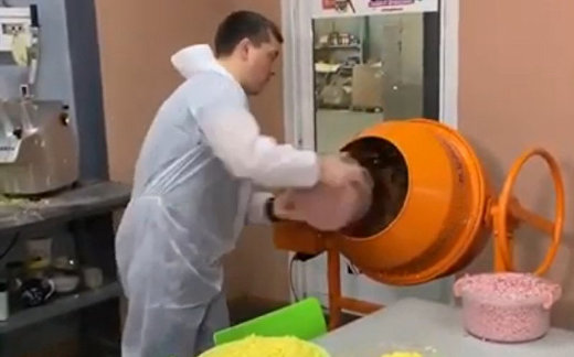 Оливье из бетономешалки Оливье из бетономешалки