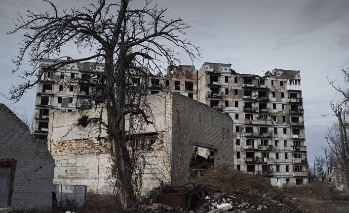 Фото разрушенных домов в украине