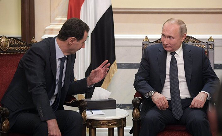 Визит президента РФ В. Путина в Сирию