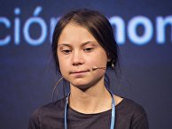Грета Тунберг на пресс-конференции Грета Тунберг на пресс-конференции