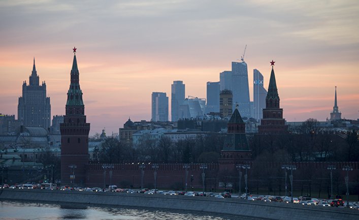 Вид на Московский Кремль