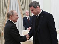 Президент РФ В. Путин встретился с премьер-министром Баварии М. Зедером Президент РФ В. Путин встретился с премьер-министром Баварии М. Зедером