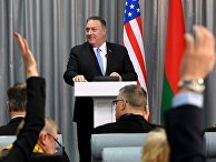Визит госсекретаря США М. Помпео в Минск Визит госсекретаря США М. Помпео в Минск