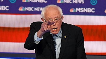 Кандидат в президенты США сенатор Берни Сандерс