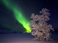 Северное сияние в Мурманской области Северное сияние в Мурманской области