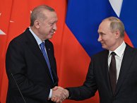 Президент РФ В. Путин встретился с президентом Турции Р. Эрдоганом Президент РФ В. Путин встретился с президентом Турции Р. Эрдоганом