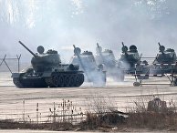 В Алабино из Санкт-Петербурга доставлены танки Т-34 для парада Победы В Алабино из Санкт-Петербурга доставлены танки Т-34 для парада Победы