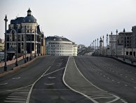 Москва во время режима самоизоляции жителей Москва во время режима самоизоляции жителей