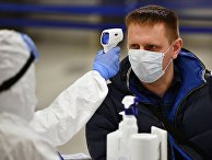 Усиление санитарного контроля в аэропорту Внуково в связи с коронавирусом Усиление санитарного контроля в аэропорту Внуково в связи с коронавирусом